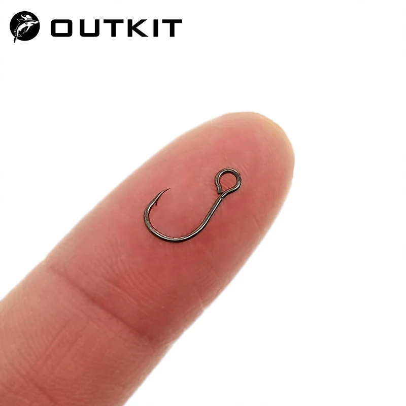 アウトキット-釣り用スペアフック,12個,シングルフィッシュ - Fishing Hook Treble のレビューと価格
