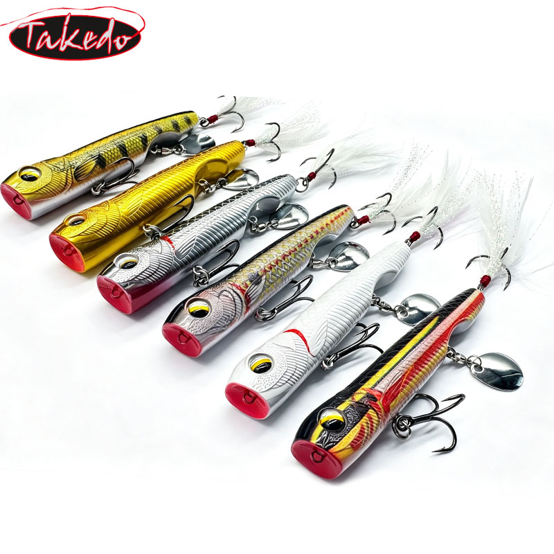 TAKEDO 10G トップウォーターポッパー フィッシング - Fishing Hook Offset のレビューと価格