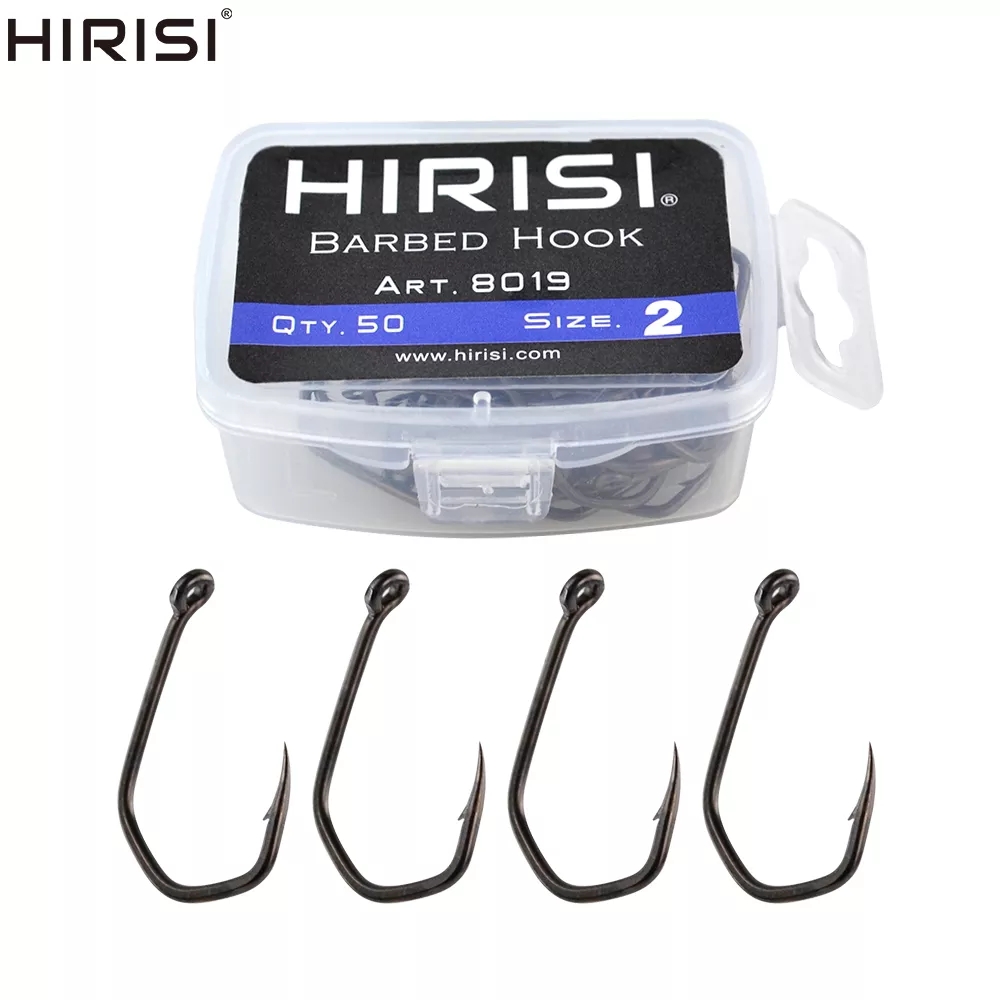 50 個鯉釣りフック有刺鉄線ピンポイント爪フック PTFE - Fishing Hook Offset のレビューと価格