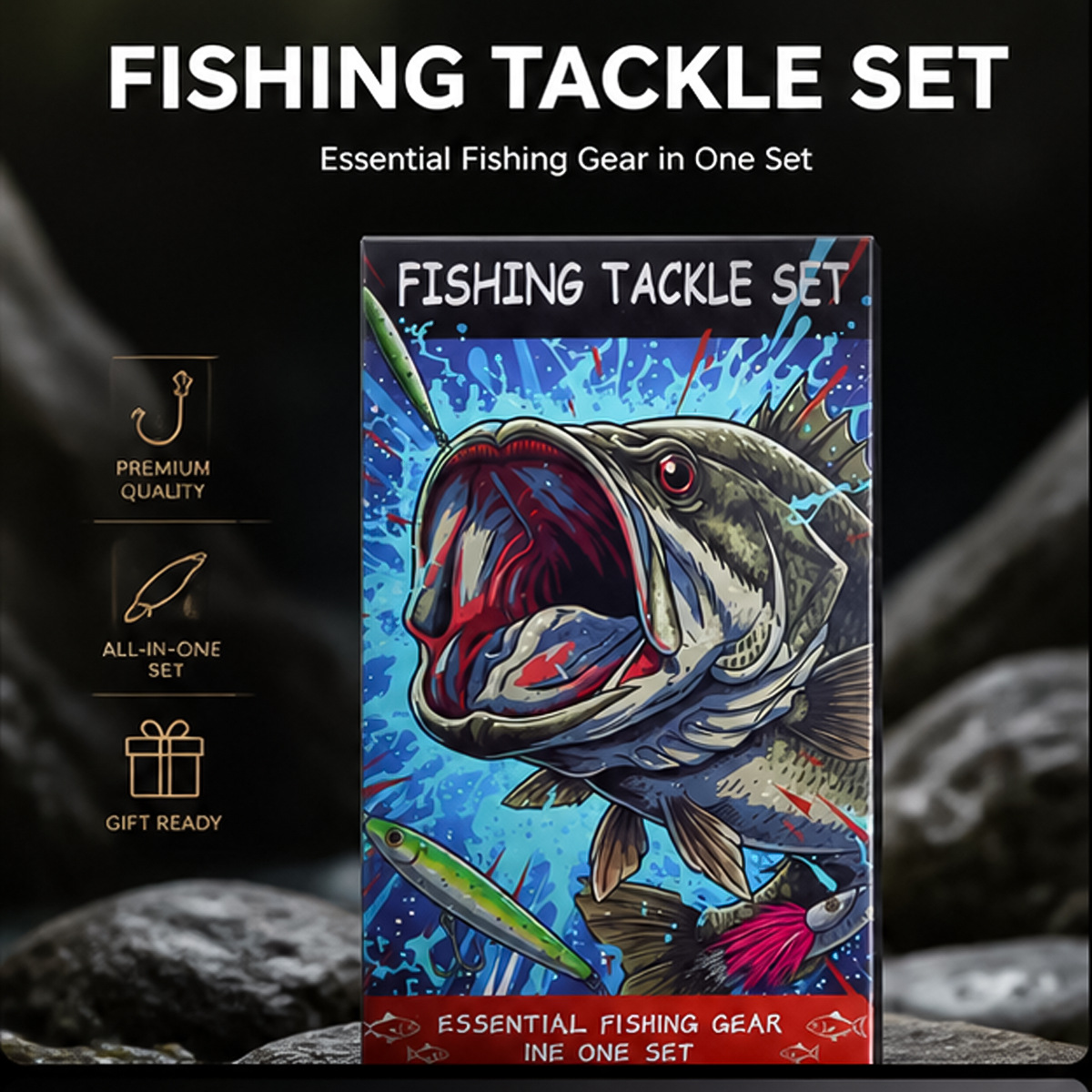 オールインワン釣り用ルアーキット収納ボックス、ソフトカーリー - Fishing Hook Box のレビューと価格