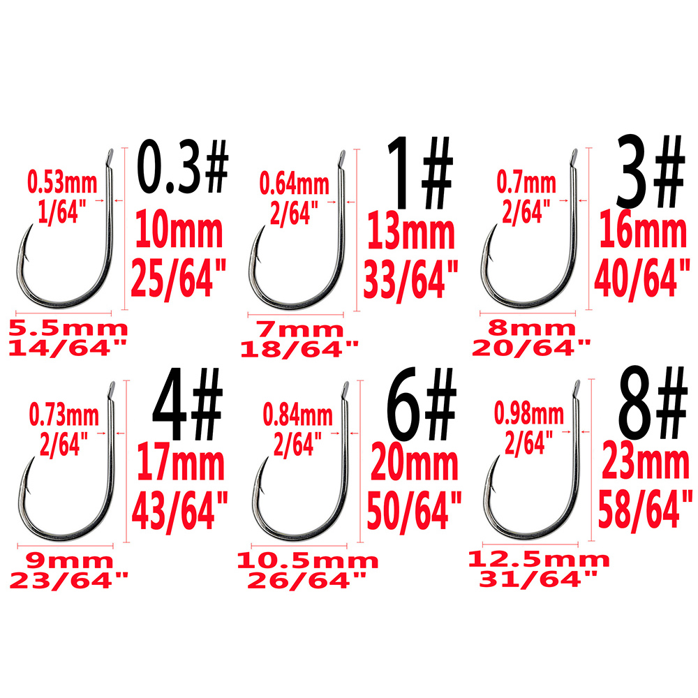 240ピース/箱有刺フック鯉シングルfishihookセット - Fishing Hook Offset のレビューと価格